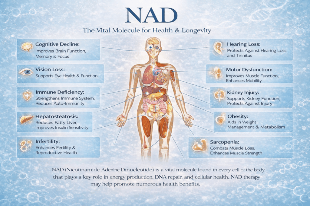Benefits of NAD Supplementation